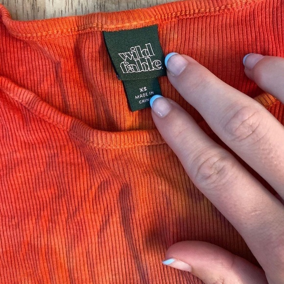 Wild Fable Tie Die Top - Picture 2 of 2